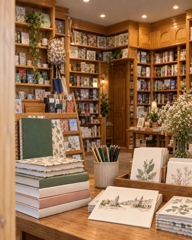 Interior de la Librería de los Incomprendidos en el centro de Ávila