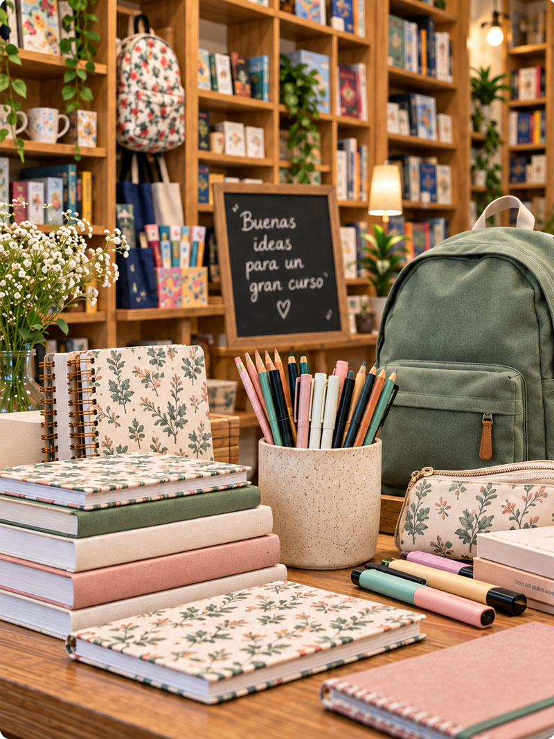 Material escolar en Ávila: cuadernos, lápices y mochila